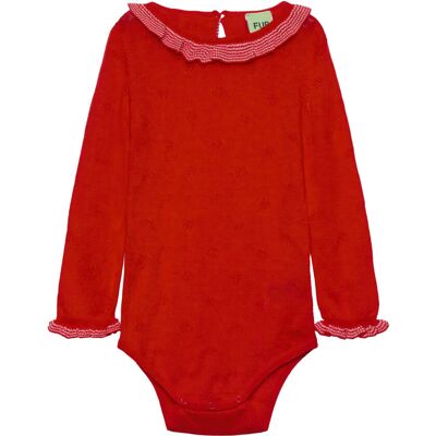FUB Baby Ruffle Body 68 SIGNAL RED 68 FUB Baby Ruffle Body 68 SIGNAL RED 68