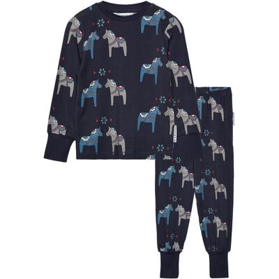 Geggamoja Bamboo Two Piece Pyjamas 86/92 NAVY 86/92 Geggamoja Bamboo Two Piece Pyjamas 86/92 NAVY 86/92