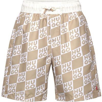 Hugo Kids Swim Shorts 128 STONE 128 Hugo Kids Swim Shorts 128 STONE 128