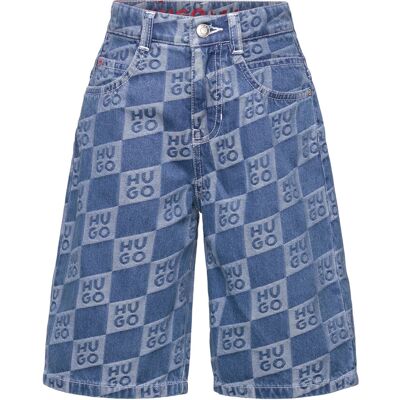 Hugo Kids Denim Shorts 176 DOUBLE STONE + BRUSH 176 Hugo Kids Denim Shorts 176 DOUBLE STONE + BRUSH 176