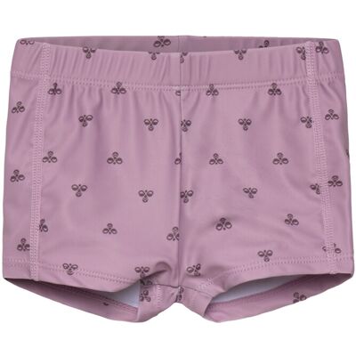Hummel Hmlmini Bee Aop Swim Shorts 74 MAUVE SHADOW 74 Hummel Hmlmini Bee Aop Swim Shorts 74 MAUVE SHADOW 74