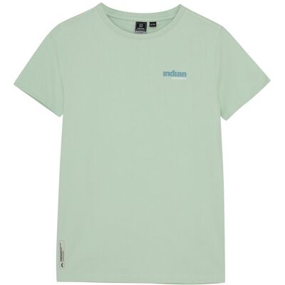 Indian Blue Jeans T-Shirt Backprint Wave 116 FADE MINT 116 Indian Blue Jeans T-Shirt Backprint Wave 116 FADE MINT 116