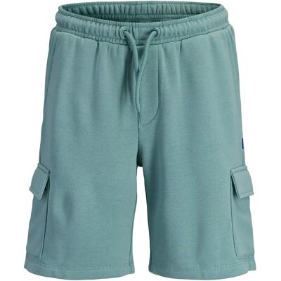 Jack & Jones Jpstbradley Sweat Cargo Shorts Sn Jnr 164 MINERAL BLUE 164 Jack & Jones Jpstbradley Sweat Cargo Shorts Sn Jnr 164 MINERAL BLUE 164