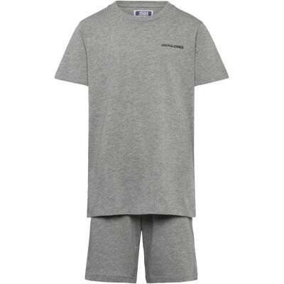 Jack & Jones Jaceverest Ss Tee And Shorts Set W Jnr 164 LIGHT GREY MELANGE 164 Jack & Jones Jaceverest Ss Tee And Shorts Set W Jnr 164 LIGHT GREY MELANGE 164