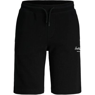 Jack & Jones Jpstgordon Archive Sweat Shorts Mid Jnr 164 BLACK 164 Jack & Jones Jpstgordon Archive Sweat Shorts Mid Jnr 164 BLACK 164