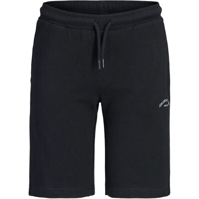 Jack & Jones Jpstgordon College Sweat Shorts Mid Jnr 152 BLACK 152 Jack & Jones Jpstgordon College Sweat Shorts Mid Jnr 152 BLACK 152