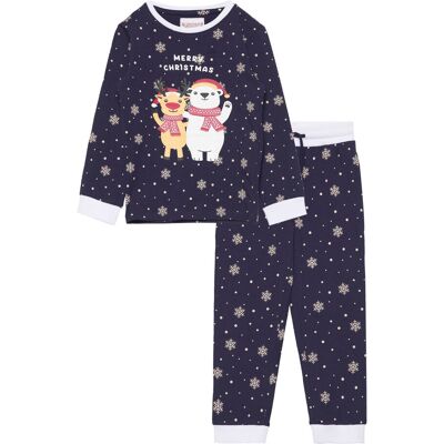 Happy Seasons Best Friends Christmas Pyjamas Kids 13-14Y NAVY 13-14Y Happy Seasons Best Friends Christmas Pyjamas Kids 13-14Y NAVY 13-14Y