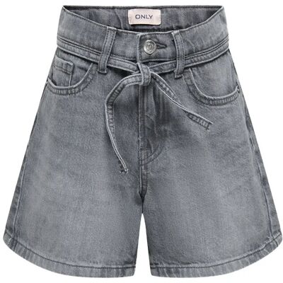 Kids Only Koggianna Hw Belt Shorts Pimbox Dnm Noos 116 MEDIUM GREY DENIM 116 Kids Only Koggianna Hw Belt Shorts Pimbox Dnm Noos 116 MEDIUM GREY DENIM 116