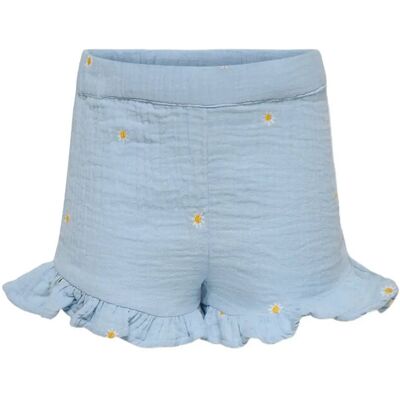Kids Only Kmgthyra Emb Frill Shorts Wvn 122 CASHMERE BLUE 122 Kids Only Kmgthyra Emb Frill Shorts Wvn 122 CASHMERE BLUE 122