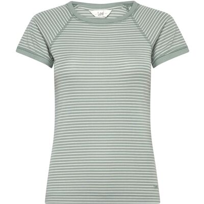 Lee Jeans Baby Tee L x 00 DESERT SAGE STRIPE L x 00 Lee Jeans Baby Tee L x 00 DESERT SAGE STRIPE L x 00