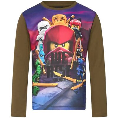 Lego Lwtaffy 613 - T-Shirt L/S 146 DARK OLIVE 146 Lego Lwtaffy 613 - T-Shirt L/S 146 DARK OLIVE 146