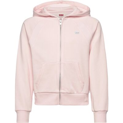 Levi's ® Ribbed Raglan Full Zip Hoodie 152 CRYSTAL PINK 152 Levi's ® Ribbed Raglan Full Zip Hoodie 152 CRYSTAL PINK 152