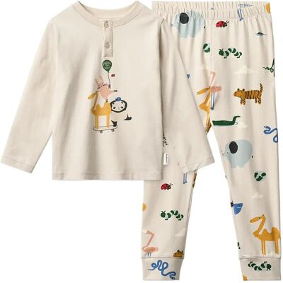 Liewood Wilhelm Printed Pyjamas Set 110/116 AROUND THE WORLD / SANDY 110/116 Liewood Wilhelm Printed Pyjamas Set 110/116 AROUND THE WORLD / SANDY 110/116