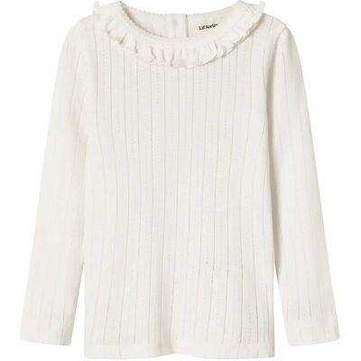 Lil'Atelier Nmfrachel Nis Ls Slim Top Lil Noos 98 COCONUT MILK 98 Lil'Atelier Nmfrachel Nis Ls Slim Top Lil Noos 98 COCONUT MILK 98
