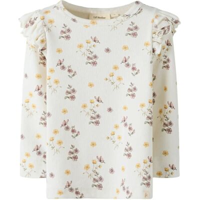 Lil'Atelier Nmfgavo Eko Ls Slim Top Lil Noos 116 COCONUT MILK 116 Lil'Atelier Nmfgavo Eko Ls Slim Top Lil Noos 116 COCONUT MILK 116