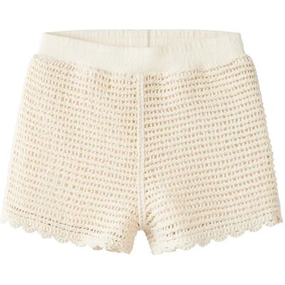 Lil'Atelier Nmfflora Knit Shorts Lil 122 COCONUT MILK 122 Lil'Atelier Nmfflora Knit Shorts Lil 122 COCONUT MILK 122