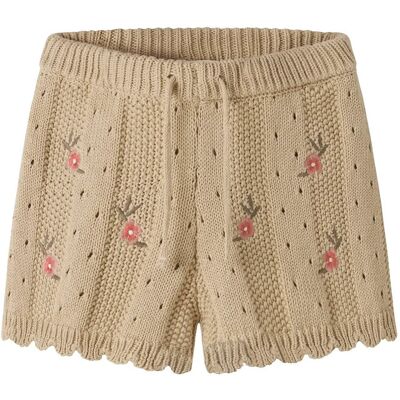 Lil'Atelier Nmfhalyn Wide Knit Shorts Lil 116 MOJAVE DESERT 116 Lil'Atelier Nmfhalyn Wide Knit Shorts Lil 116 MOJAVE DESERT 116