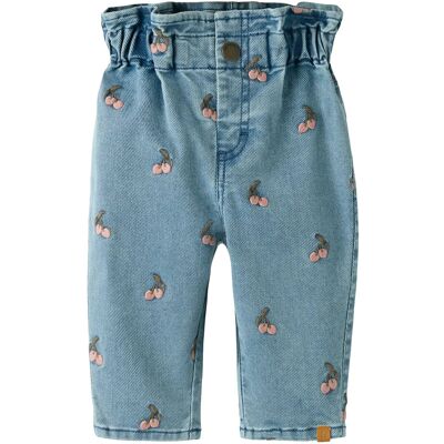 Lil'Atelier Nbfdeva Loose Emb Jeans 2024-Es Lil 74 MEDIUM BLUE DENIM 74 Lil'Atelier Nbfdeva Loose Emb Jeans 2024-Es Lil 74 MEDIUM BLUE DENIM 74