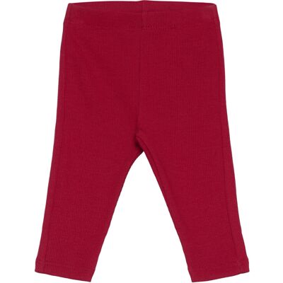 Lindex Leggings Rib Newborn 44 DARK DUSTY RED 44 Lindex Leggings Rib Newborn 44 DARK DUSTY RED 44