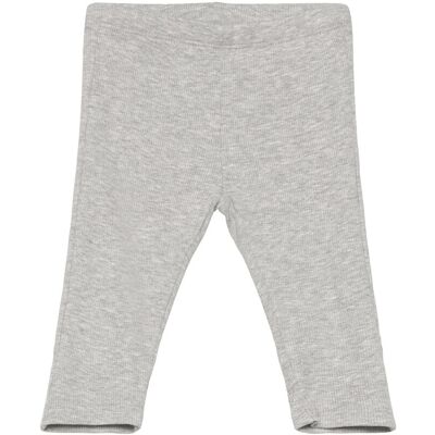 Lindex Leggings Rib Newborn 44 LIGHT GREY MELANGE 44 Lindex Leggings Rib Newborn 44 LIGHT GREY MELANGE 44