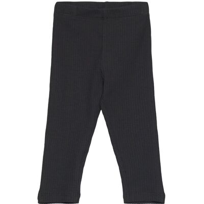 Lindex Leggings Basic Rib 68 OFF BLACK 68 Lindex Leggings Basic Rib 68 OFF BLACK 68