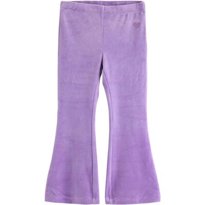 Lindex Flared Leggings In Velour 98 LILAC 98 Lindex Flared Leggings In Velour 98 LILAC 98