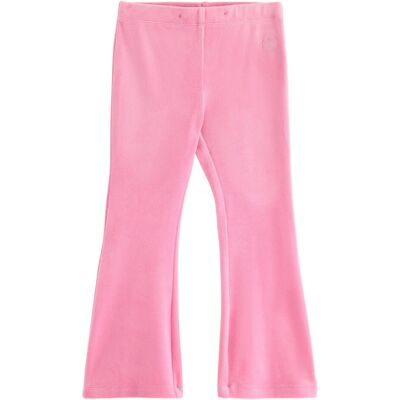 Lindex Flared Leggings In Velour 98 PINK 98 Lindex Flared Leggings In Velour 98 PINK 98
