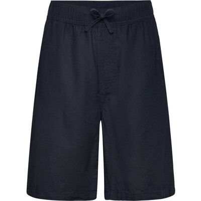 Lindex Shorts Linen Blend 134 DARK NAVY 134 Lindex Shorts Linen Blend 134 DARK NAVY 134