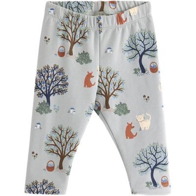 Lindex Leggings Tree 86 LIGHT DUSTY TURQUOISE 86 Lindex Leggings Tree 86 LIGHT DUSTY TURQUOISE 86