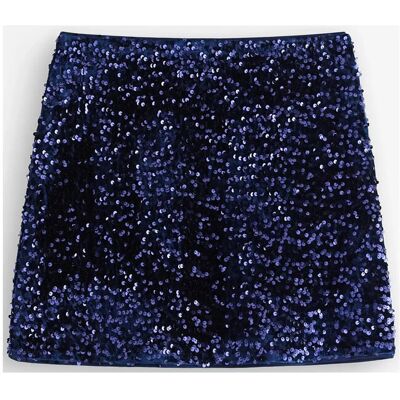 Lindex Kjol Med Paljetter 158/164 NAVY 158/164 Lindex Kjol Med Paljetter 158/164 NAVY 158/164