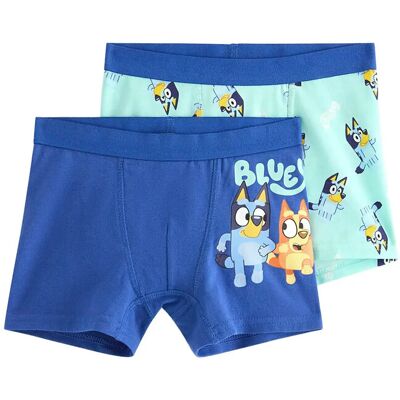Lindex 2-Pack Bluey Boxer Shorts 86/92 BLUE 86/92 Lindex 2-Pack Bluey Boxer Shorts 86/92 BLUE 86/92