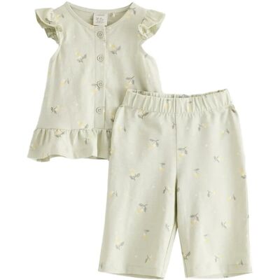 Lindex Set - Top And Leggings 62 LIGHT DUSTY GREEN 62 Lindex Set - Top And Leggings 62 LIGHT DUSTY GREEN 62
