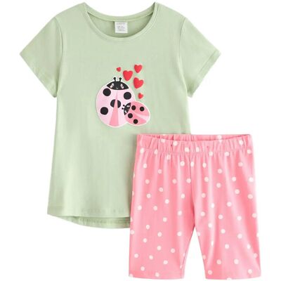 Lindex Set - Top And Cycling Shorts 98 LIGHT DUSTY GREEN 98 Lindex Set - Top And Cycling Shorts 98 LIGHT DUSTY GREEN 98