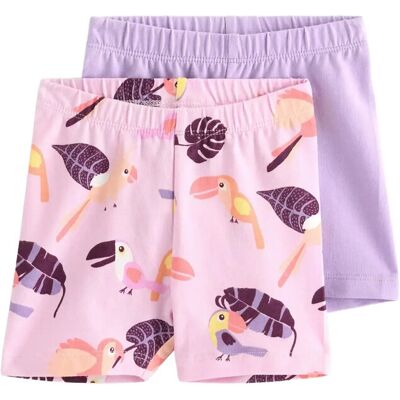 Lindex 2-Pack Cycling Shorts 74 DUSTY PINK 74 Lindex 2-Pack Cycling Shorts 74 DUSTY PINK 74