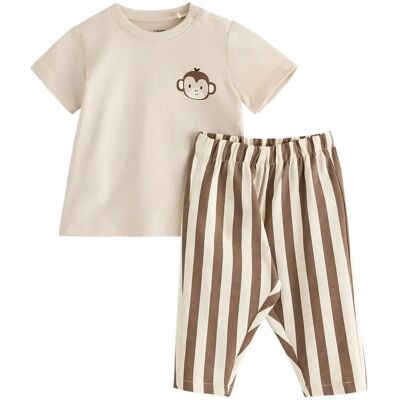 Lindex Set With Top And Leggings 68 LIGHT BEIGE 68 Lindex Set With Top And Leggings 68 LIGHT BEIGE 68