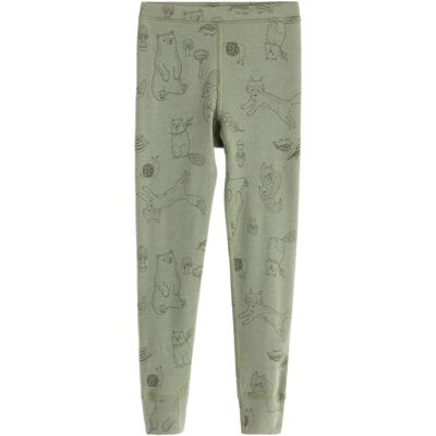 Lindex Leggings In Merino Wool 122/128 LIGHT DUSTY GREEN 122/128 Lindex Leggings In Merino Wool 122/128 LIGHT DUSTY GREEN 122/128