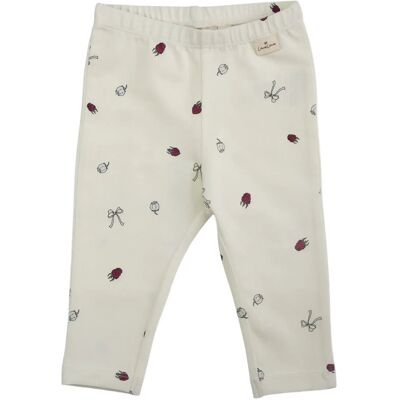 LouieLouie Louie Leggings - Jersey 50 RASPBERRY AND FLOWERS 50 LouieLouie Louie Leggings - Jersey 50 RASPBERRY AND FLOWERS 50