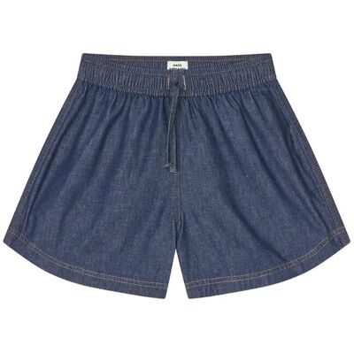 Mads Nørgaard Air Denim Pio Shorts 152 MID BLUE DENIM 152 Mads Nørgaard Air Denim Pio Shorts 152 MID BLUE DENIM 152