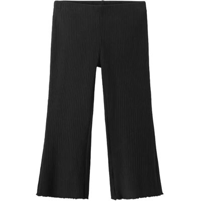 Mango Ribbed Flared Leggings 12-18M BLACK 12-18M Mango Ribbed Flared Leggings 12-18M BLACK 12-18M