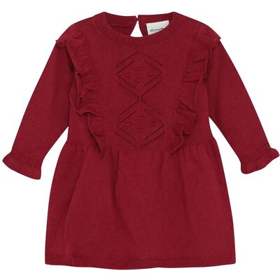 Minymo Dress Knit 92 RIO RED 92 Minymo Dress Knit 92 RIO RED 92