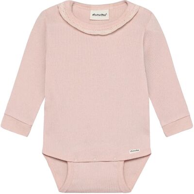Minymo Body Ls Rib 92 PEACH WHIP 92 Minymo Body Ls Rib 92 PEACH WHIP 92
