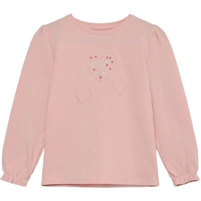Minymo T-Shirt Ls 104 SILVER PINK 104 Minymo T-Shirt Ls 104 SILVER PINK 104