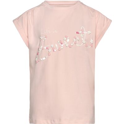 Minymo T-Shirt Ss 122 PEACH BLUSH 122 Minymo T-Shirt Ss 122 PEACH BLUSH 122