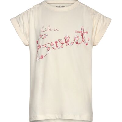 Minymo T-Shirt Ss 104 VANILLA ICE 104 Minymo T-Shirt Ss 104 VANILLA ICE 104