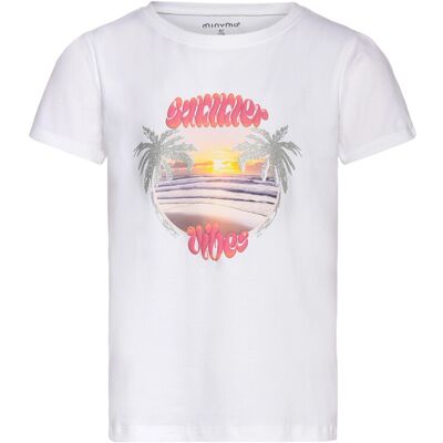 Minymo T-Shirt Ss 122 BRIGHT WHITE 122 Minymo T-Shirt Ss 122 BRIGHT WHITE 122