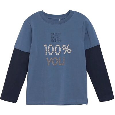 Minymo T-Shirt Ls 86 CHINA BLUE 86 Minymo T-Shirt Ls 86 CHINA BLUE 86