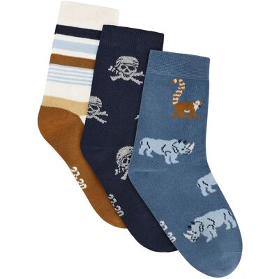 Minymo 3-Pack Socks 23\26 ODYSSEY GRAY 23\26 Minymo 3-Pack Socks 23\26 ODYSSEY GRAY 23\26
