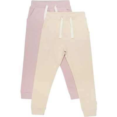 Minymo Basic 37 -Sweat Pant (2-Pack) 86 VIOLET ICE 86 Minymo Basic 37 -Sweat Pant (2-Pack) 86 VIOLET ICE 86