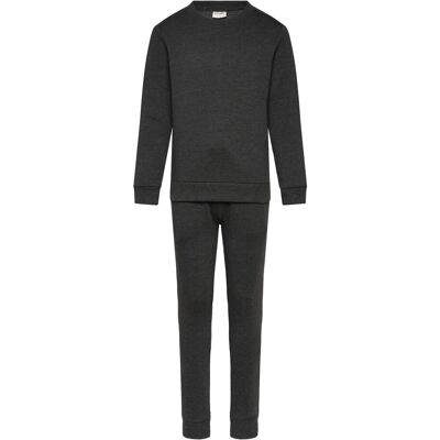 Minymo Sweat Set (2-Pcs) 116 DARK GRAY MELANGE 116 Minymo Sweat Set (2-Pcs) 116 DARK GRAY MELANGE 116