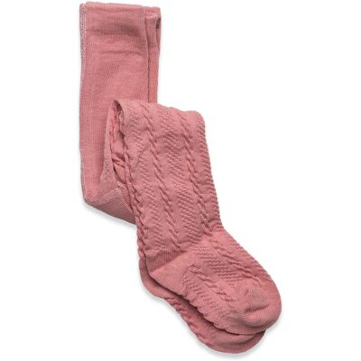 Minymo Baby Stocking W.effect On Back 56\62 ASH ROSE 56\62 Minymo Baby Stocking W.effect On Back 56\62 ASH ROSE 56\62
